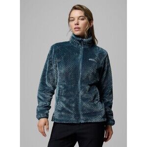 Columbia  Bugaboo  Jacket Fleece Women's Small Teal Full Zip Pockets